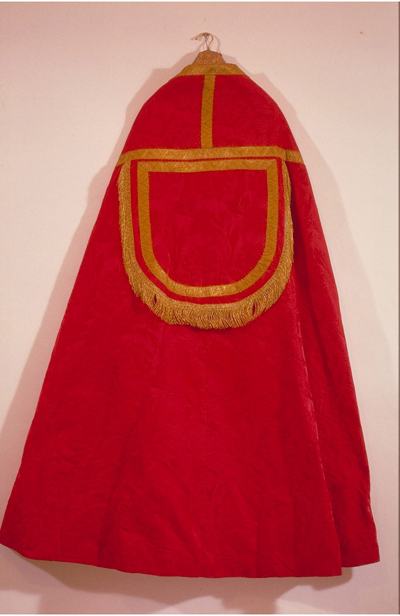 piviale - manifattura romana (fine/inizio secc. XIX/ XX)