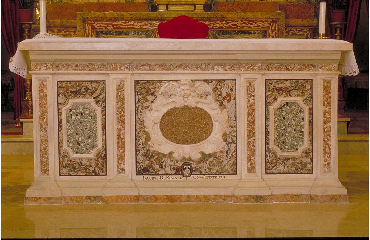 sarcofago - ambito ravennate (sec. XV)