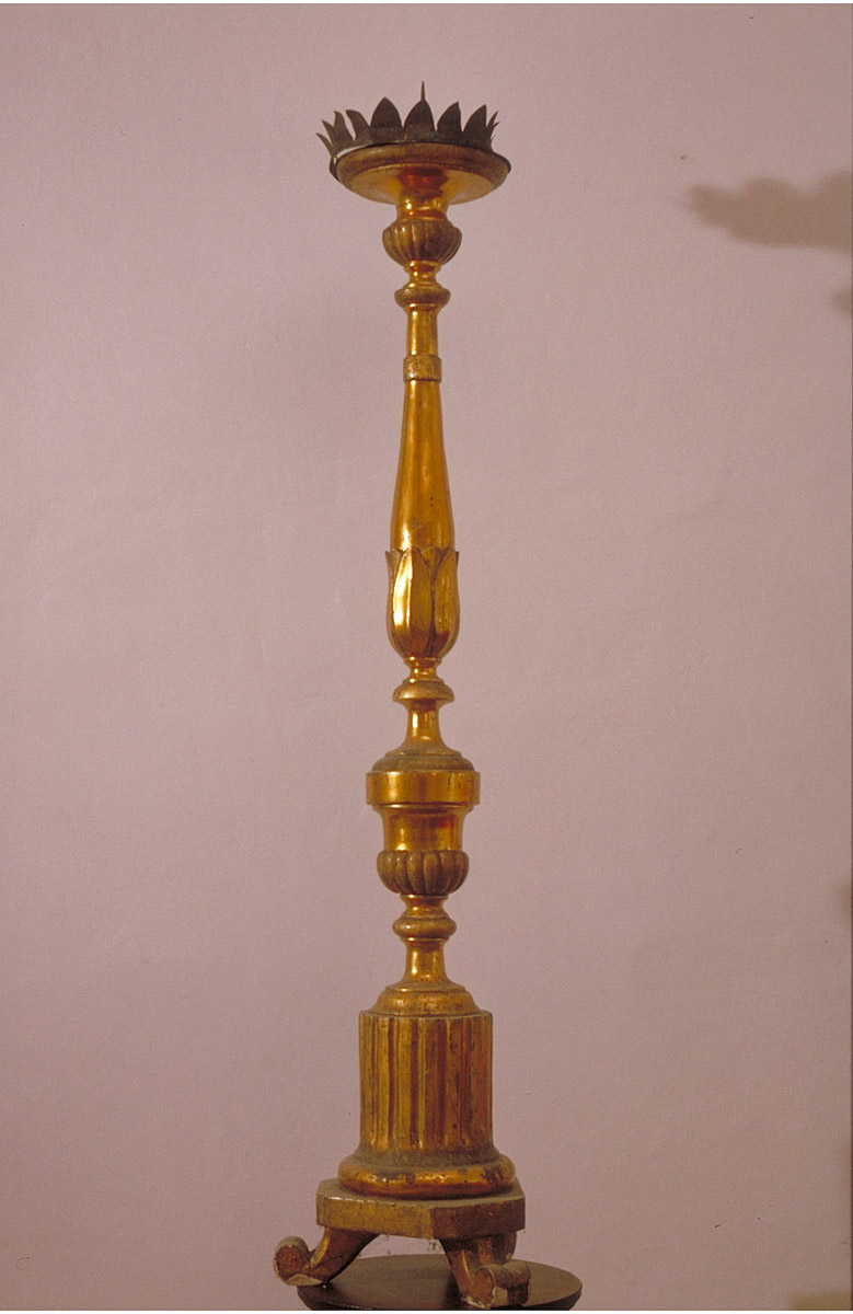 candelabro, serie - bottega marchigiana (inizio sec. XIX)