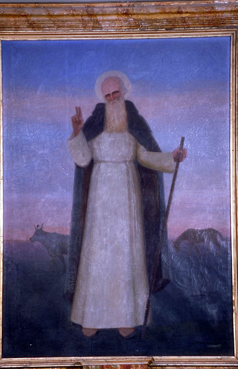 Sant'Antonio Abate (dipinto) - ambito marchigiano (metà sec. XX)