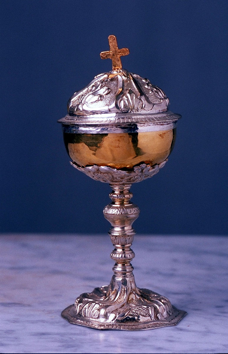 pisside - bottega marchigiana (fine/inizio secc. XVIII/ XIX)