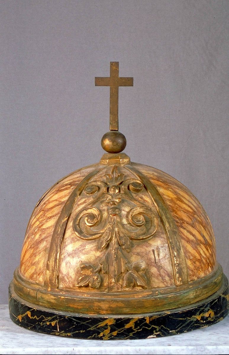 tabernacolo, frammento - bottega marchigiana (fine/inizio secc. XVIII/ XIX)