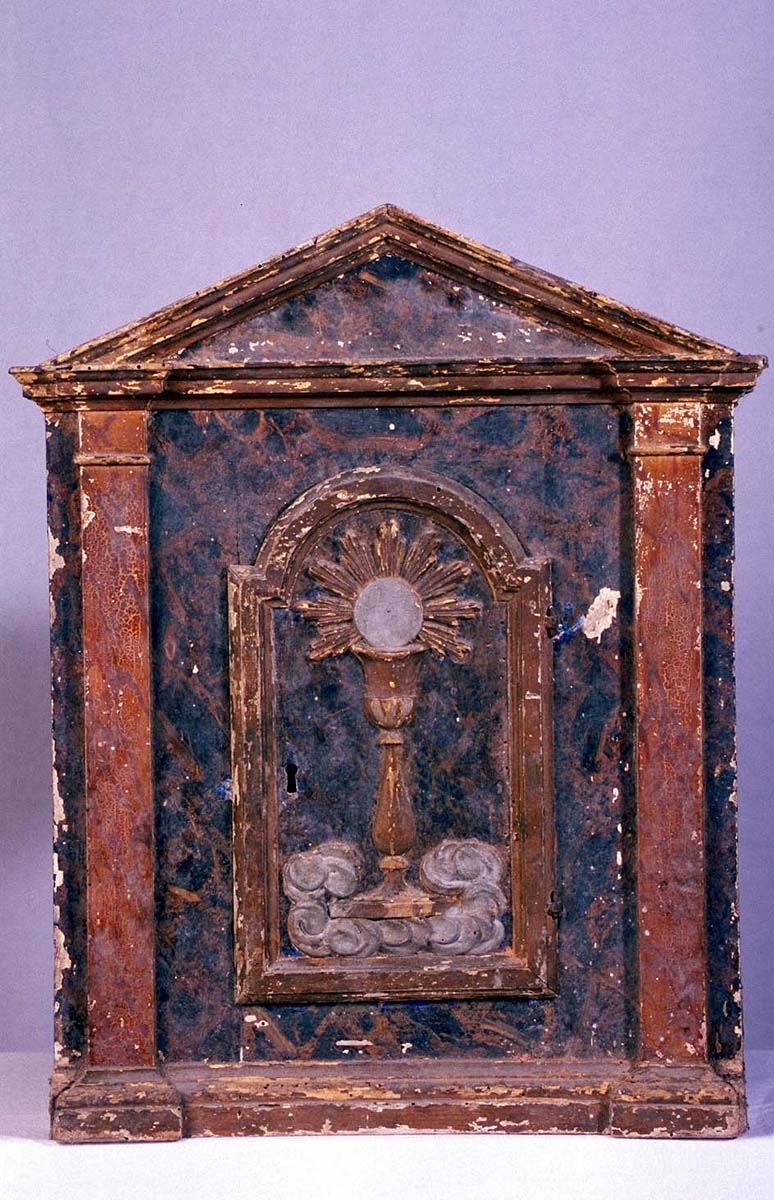 tabernacolo portatile - bottega marchigiana (primo quarto sec. XIX)