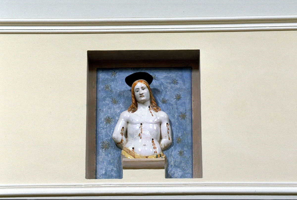 San Sebastiano (scultura) - bottega robbiana (metà sec. XV)
