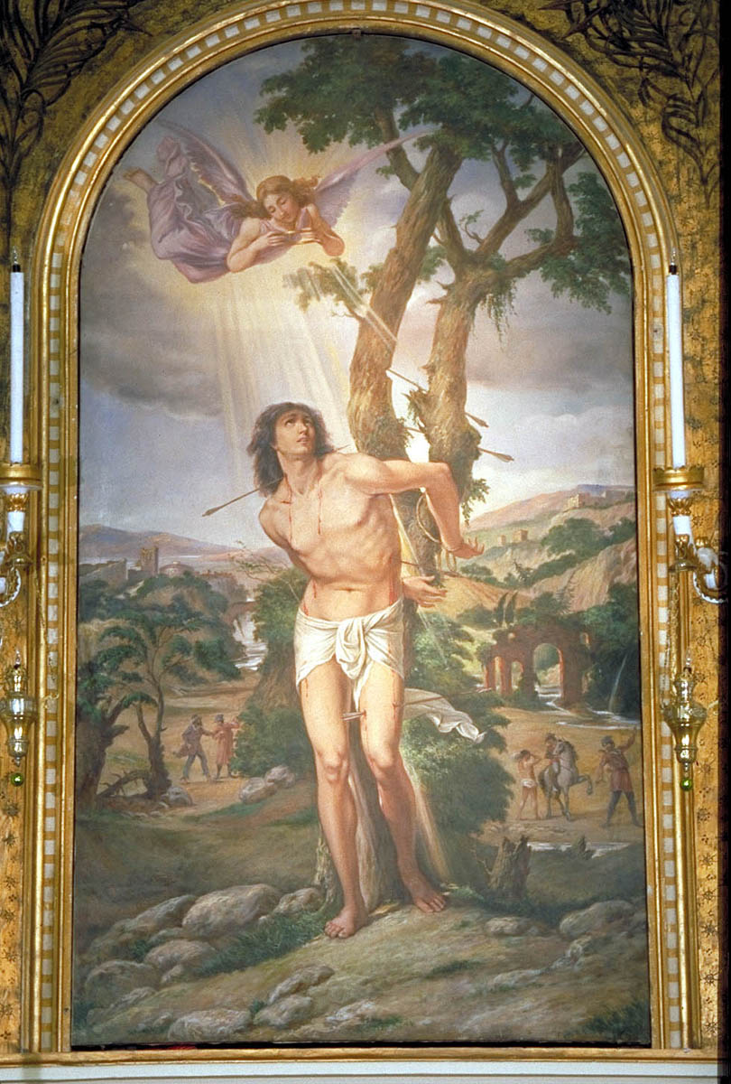 San Sebastiano (dipinto) di De Bacci Venuti Gualtiero (primo quarto sec. XX)