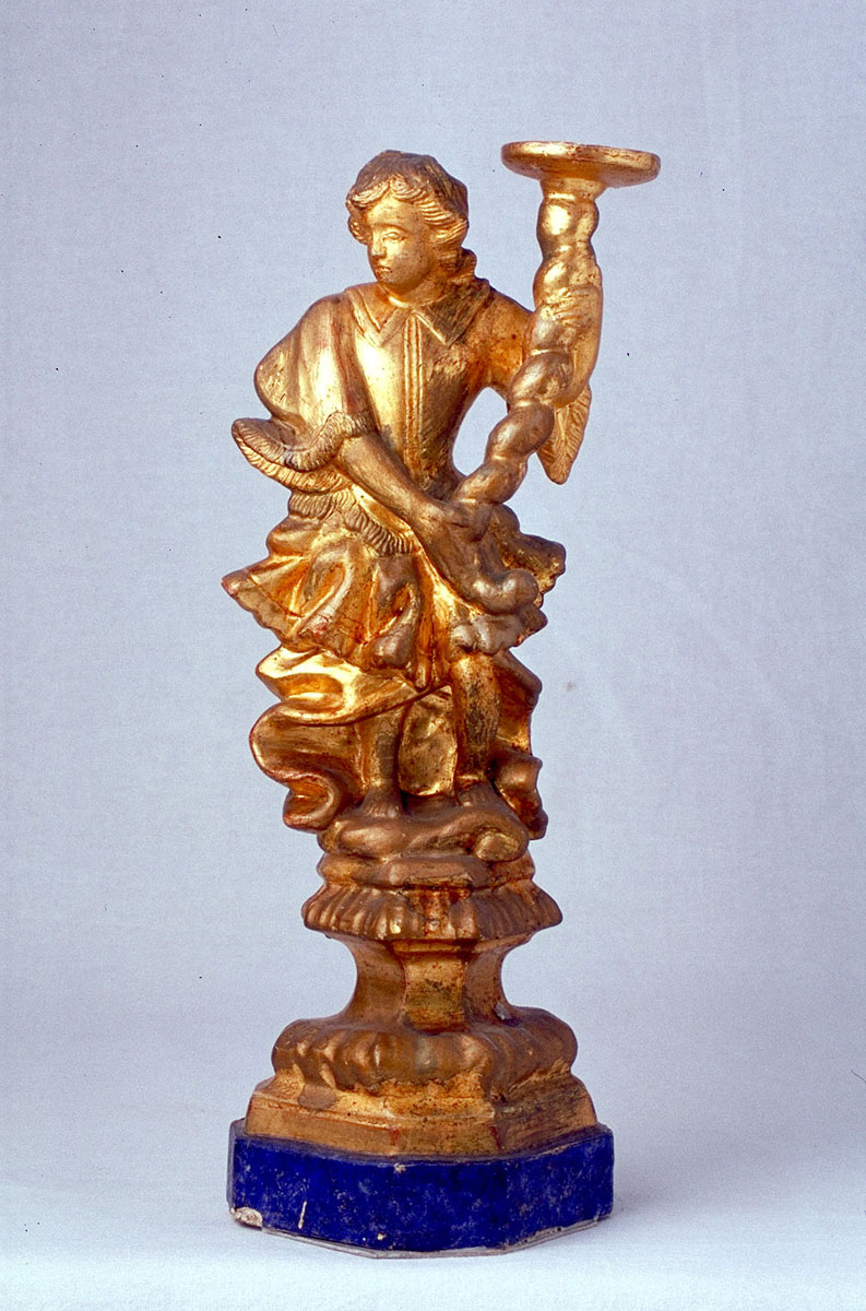 candelabro - bottega marchigiana (prima metà sec. XVIII)