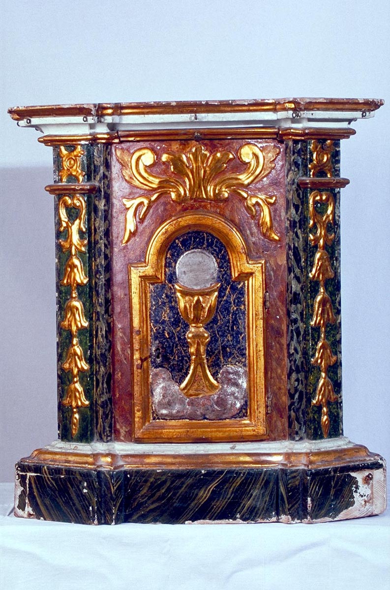 tabernacolo portatile - bottega marchigiana (primo quarto sec. XIX)