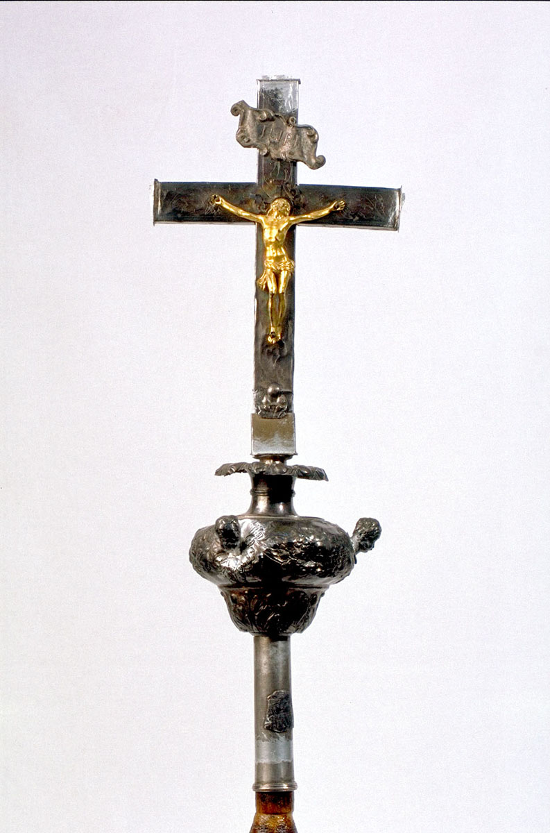 croce processionale - bottega romana (sec. XVIII)