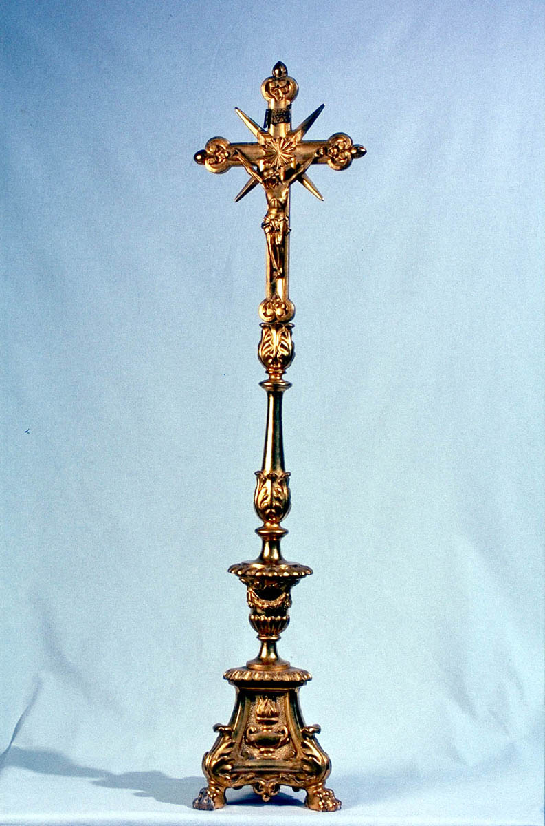 croce d'altare - bottega marchigiana (fine/inizio secc. XVIII/ XIX)