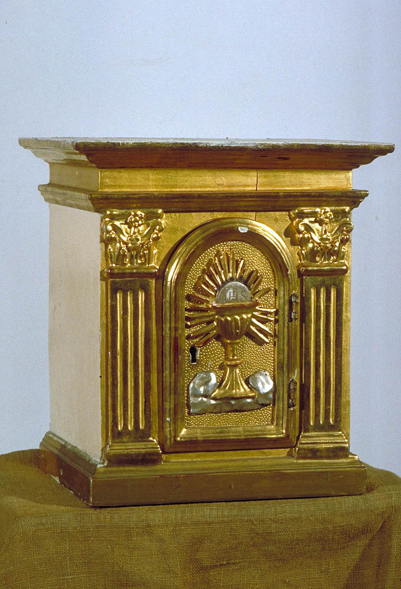 tabernacolo - bottega marchigiana (inizio sec. XIX)