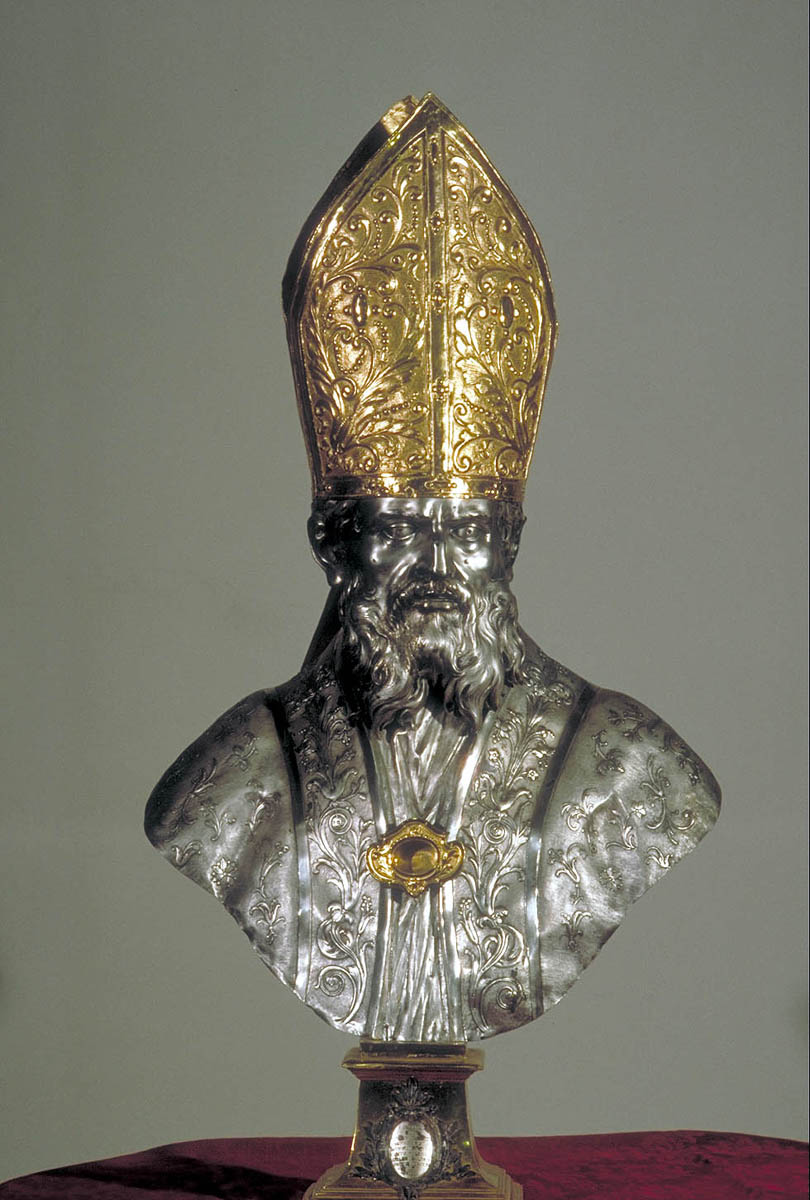reliquiario antropomorfo di Boroni Giuseppe (inizio sec. XIX)