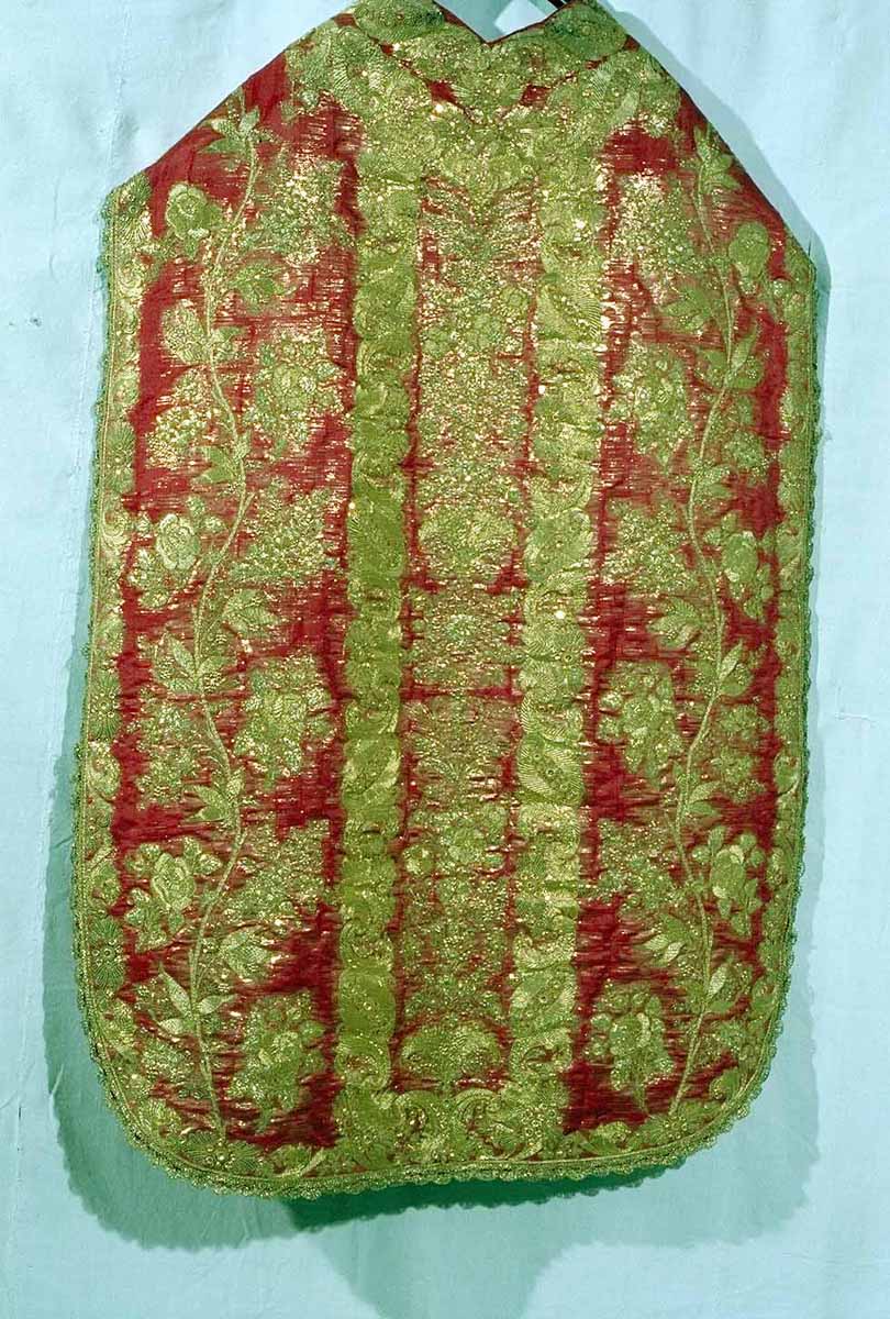 pianeta - manifattura marchigiana (seconda metà sec. XVIII)