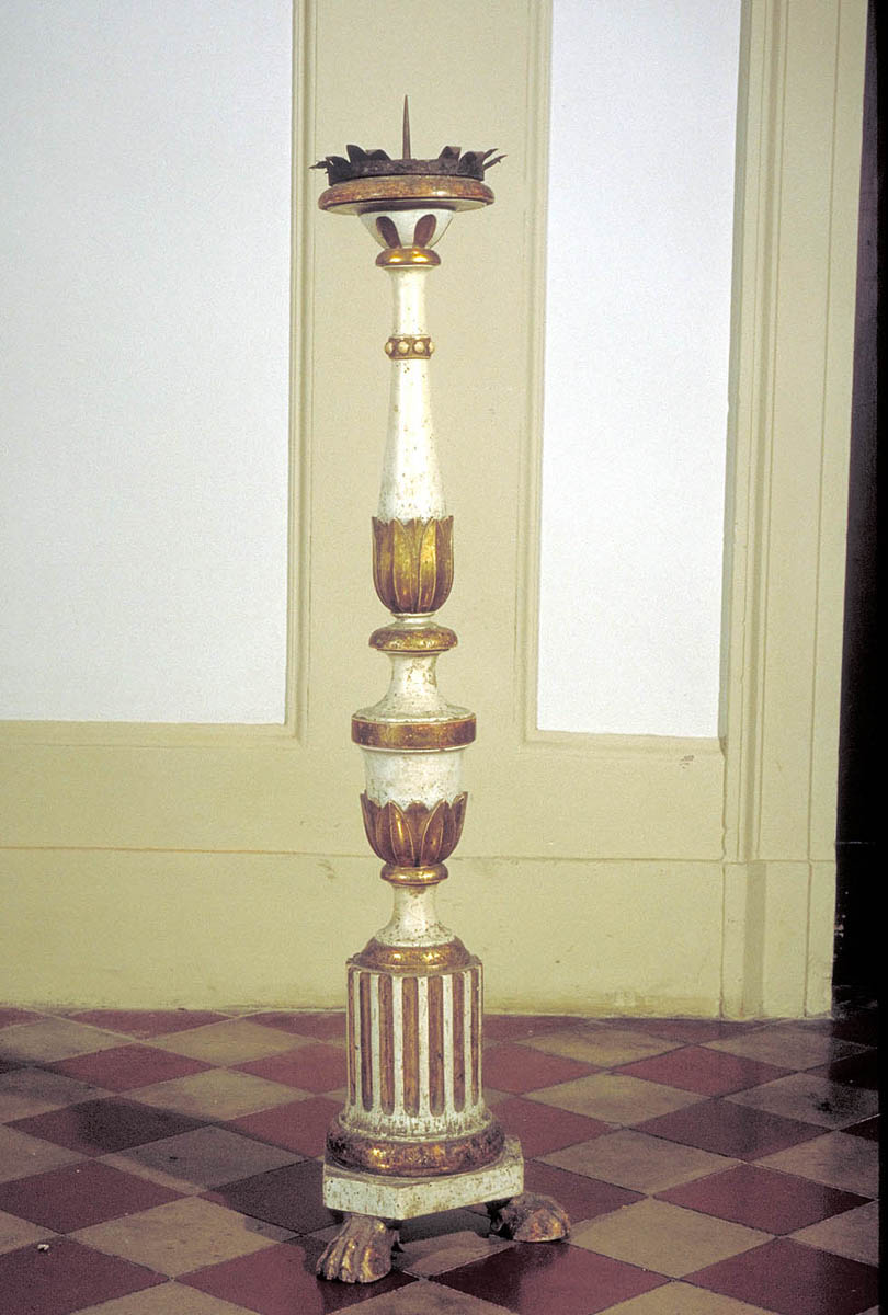 candeliere, serie - bottega marchigiana (seconda metà sec. XVIII)