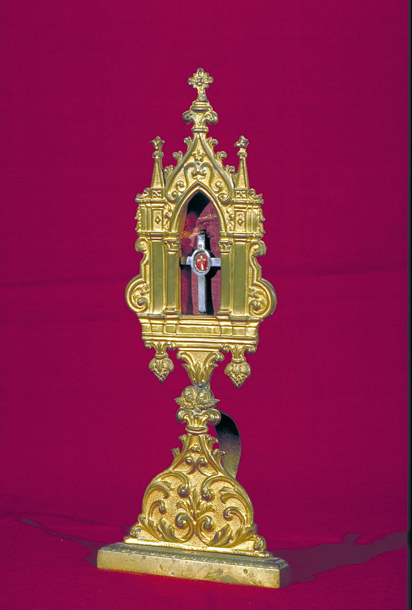 reliquiario architettonico - bottega marchigiana (inizio sec. XX)