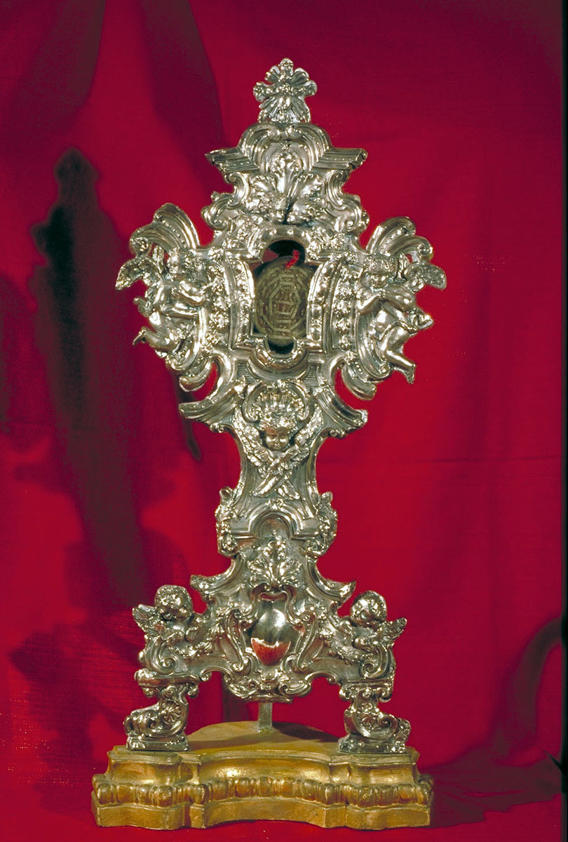 reliquiario - bottega marchigiana (inizio sec. XIX)