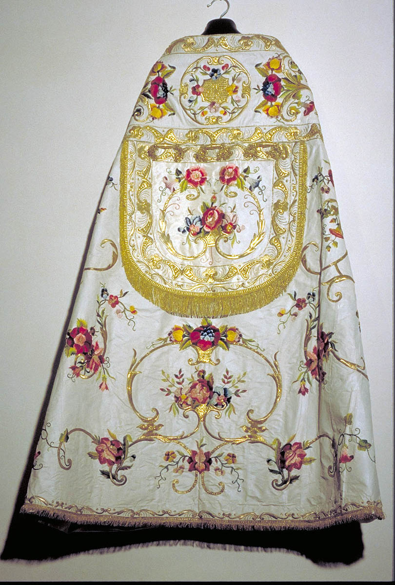 piviale - manifattura marchigiana (fine/inizio secc. XVIII/ XIX)