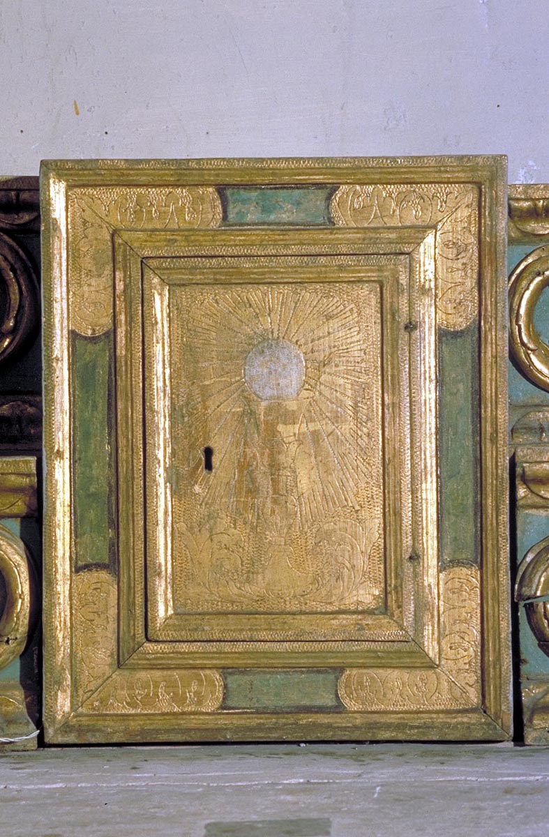 tabernacolo portatile - bottega marchigiana (prima metà sec. XVIII)