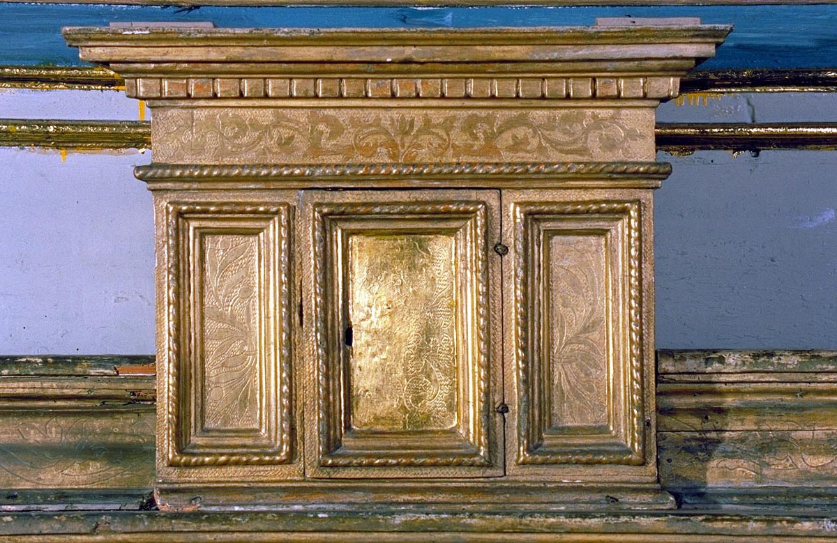 tabernacolo portatile - bottega marchigiana (fine/inizio secc. XVIII/ XIX)