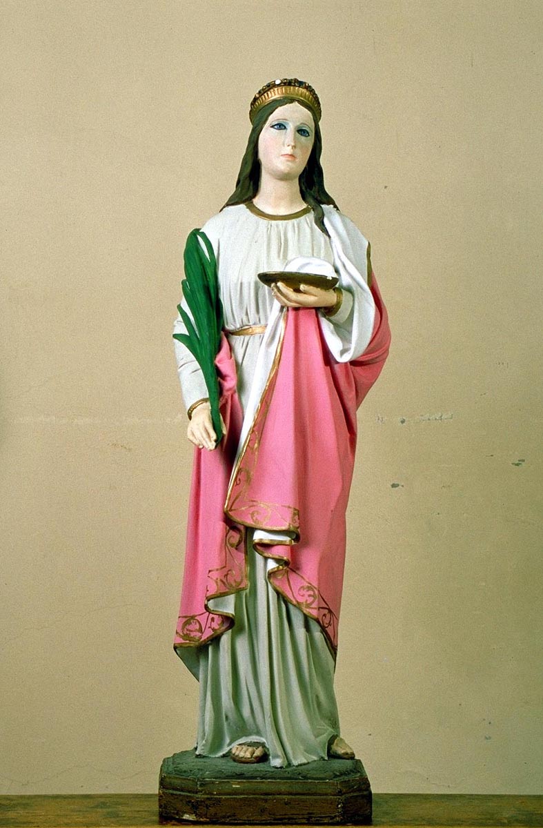 Santa Lucia (scultura) - bottega marchigiana (prima metà sec. XX)