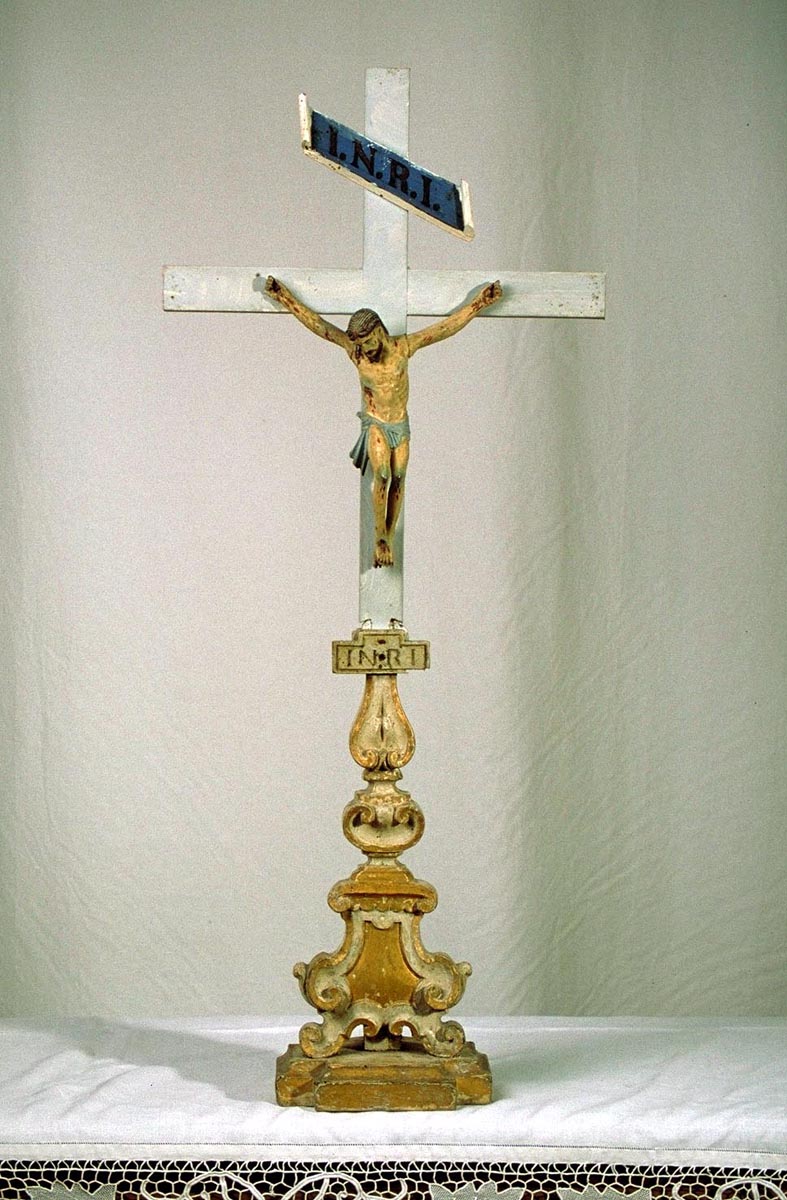 croce d'altare - bottega marchigiana (fine/inizio secc. XVIII/ XIX)