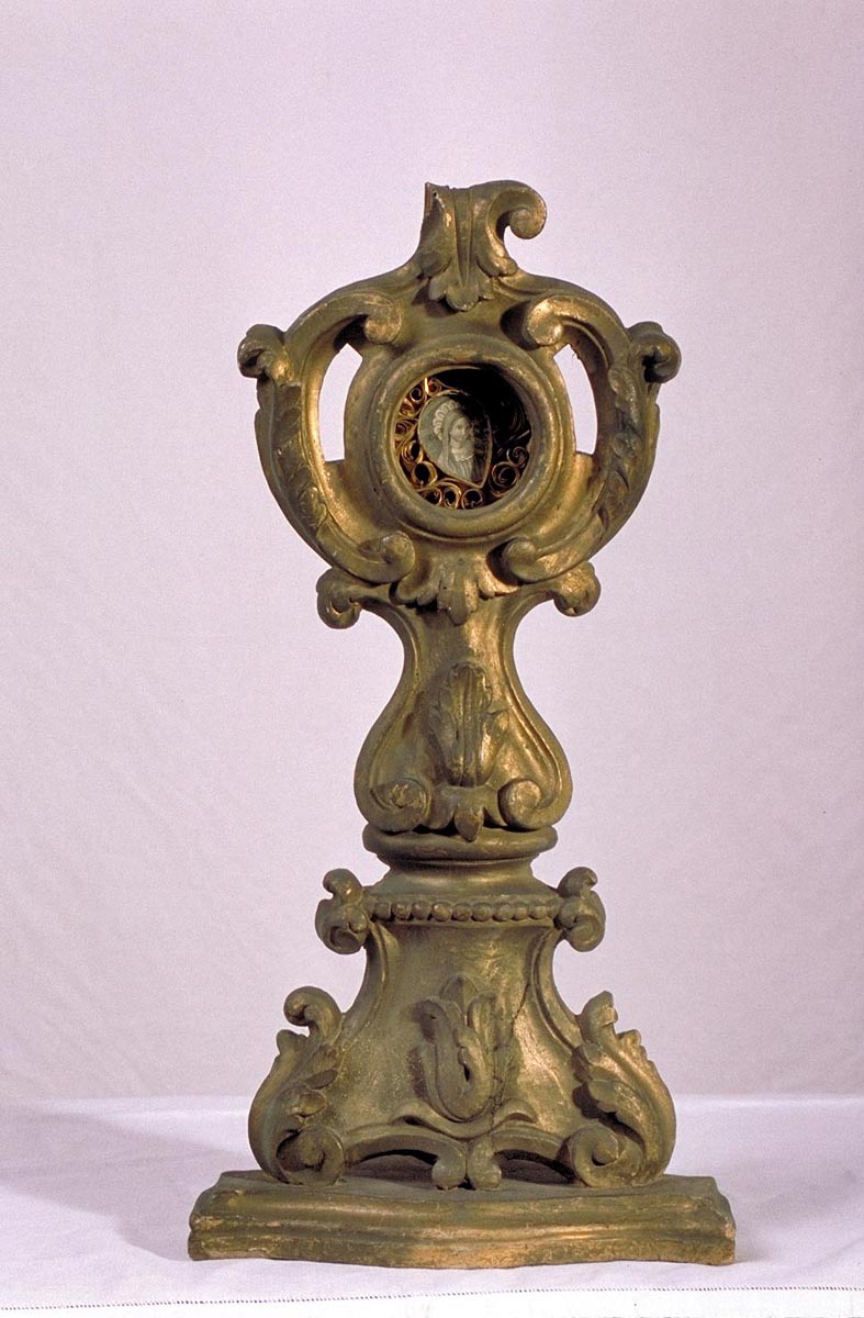 reliquiario - a ostensorio, serie - bottega marchigiana (inizio sec. XIX)