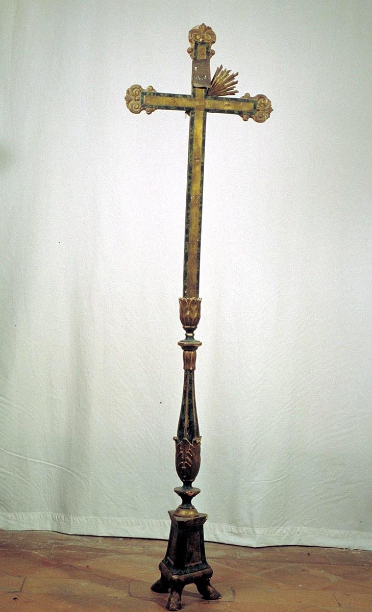 croce d'altare - bottega marchigiana (prima metà sec. XIX)