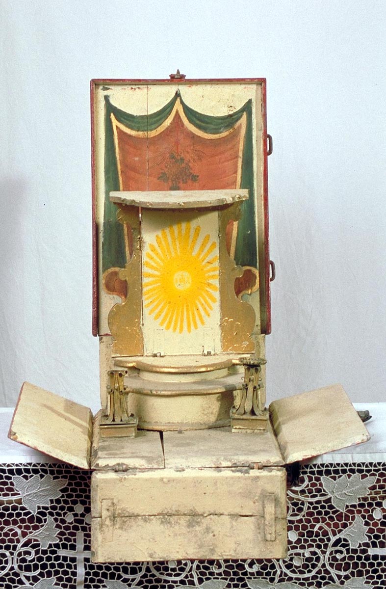 tabernacolo portatile - bottega marchigiana (prima metà sec. XIX)