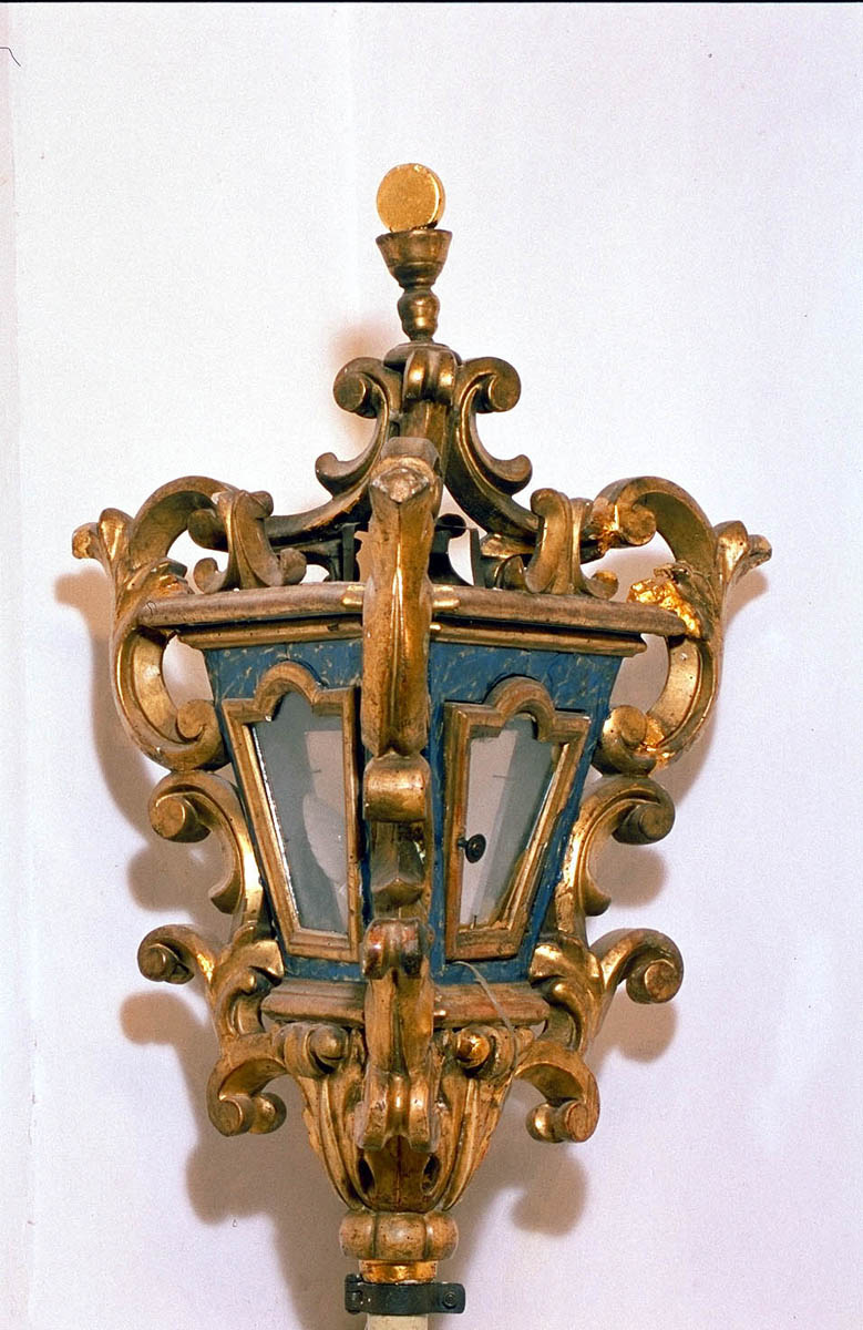 lanterna processionale, serie - bottega marchigiana (metà sec. XVIII)