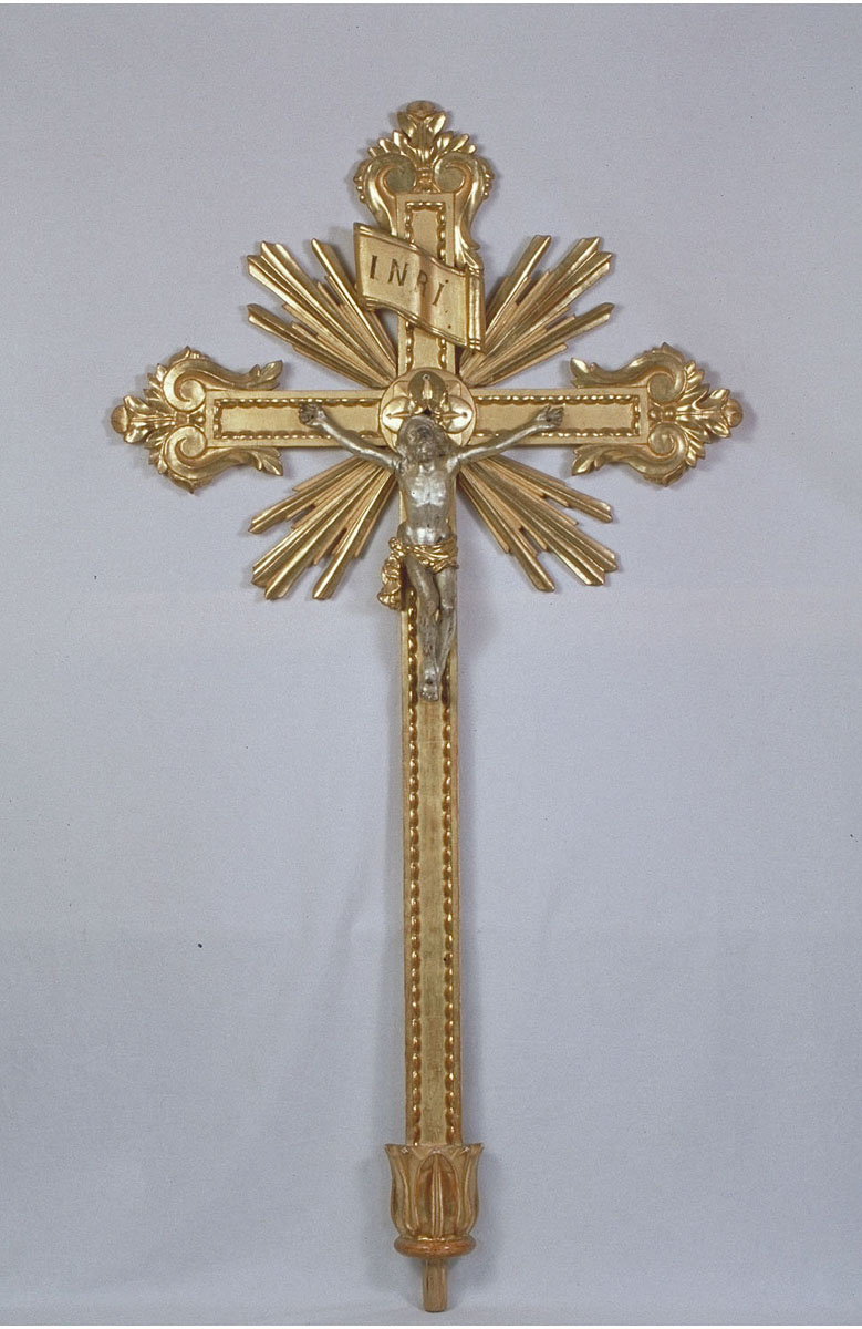 croce d'altare - bottega romana (seconda metà sec. XVIII)