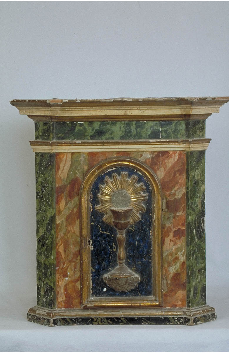 tabernacolo portatile - bottega marchigiana (seconda metà sec. XIX)