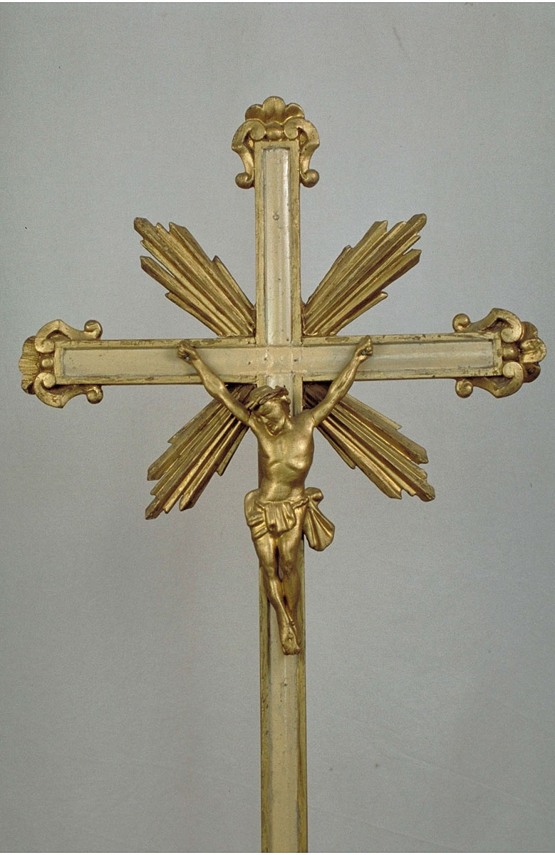 croce d'altare - bottega marchigiana (metà sec. XIX)