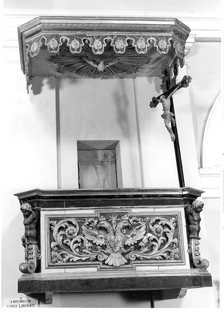 pulpito - bottega marchigiana (seconda metà sec. XVIII)