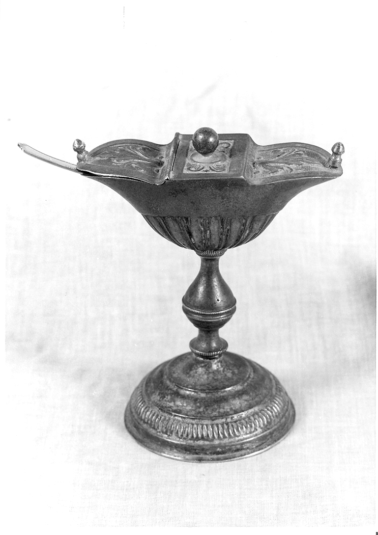 navicella portaincenso - bottega marchigiana (seconda metà sec. XIX)