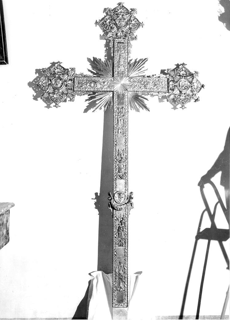 croce processionale - bottega marchigiana (seconda metà sec. XIX)