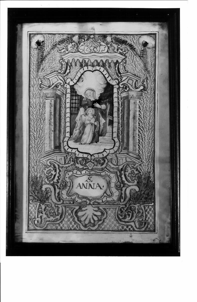 Sant'Anna e Maria Vergine bambina (dipinto) - ambito marchigiano (fine/inizio secc. XVIII/ XIX)