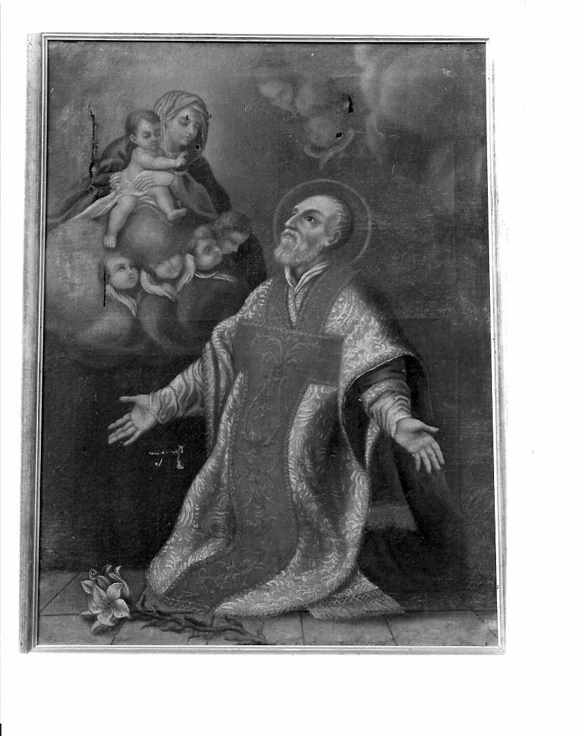 apparizione della Madonna a San Filippo Neri (dipinto) - ambito marchigiano (seconda metà sec. XVII)