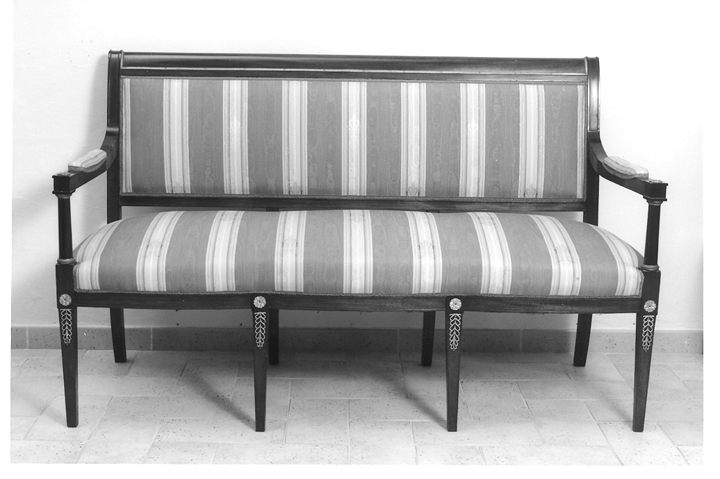 divano - bottega italiana (seconda metà sec. XIX)