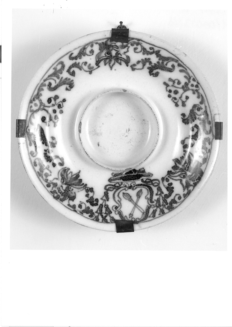 sottobicchiere - manifattura tedesca (prima metà sec. XIX)