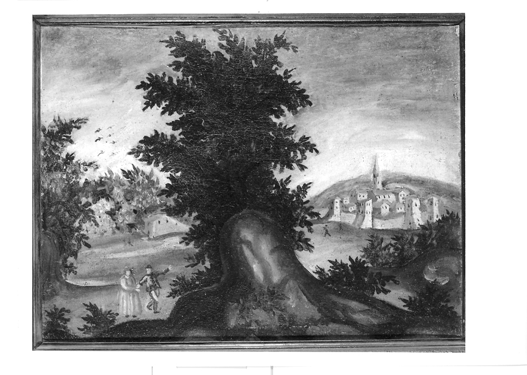 paesaggio (dipinto) - ambito marchigiano (seconda metà sec. XIX)