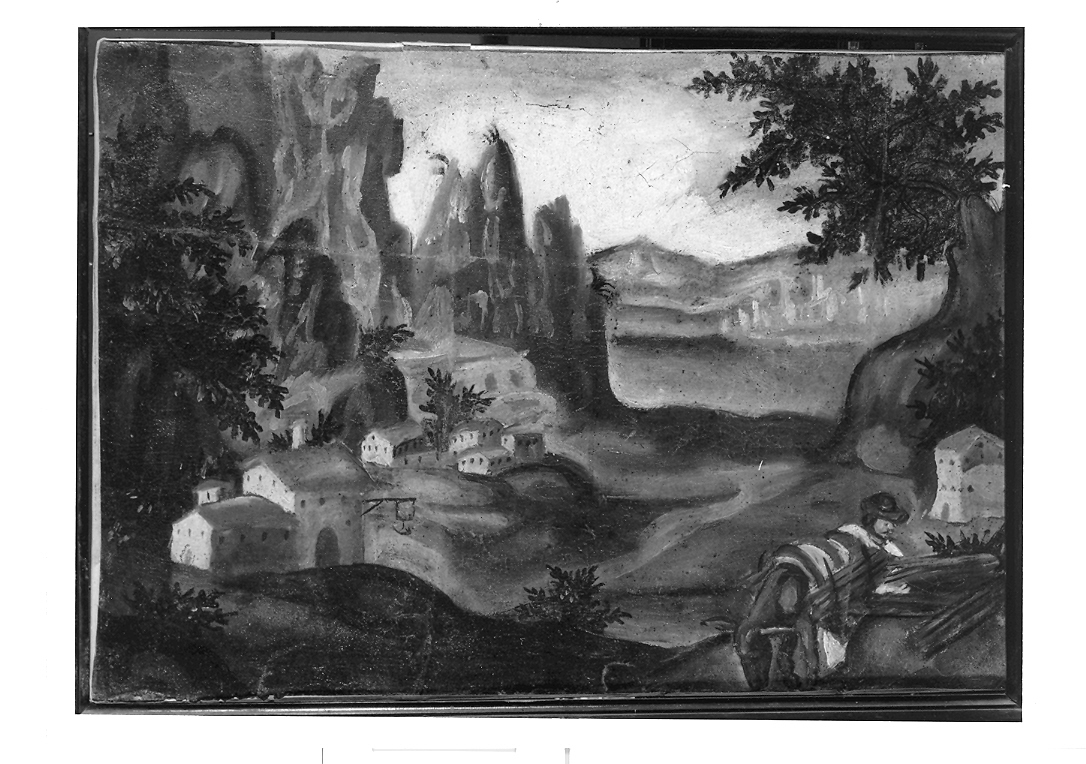 paesaggio (dipinto) - ambito marchigiano (seconda metà sec. XIX)