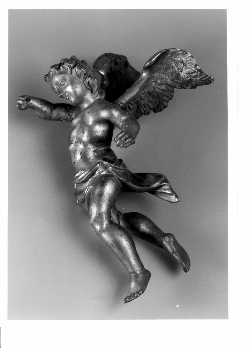 angelo (statuetta portacandelabro) - bottega marchigiana (sec. XVIII)