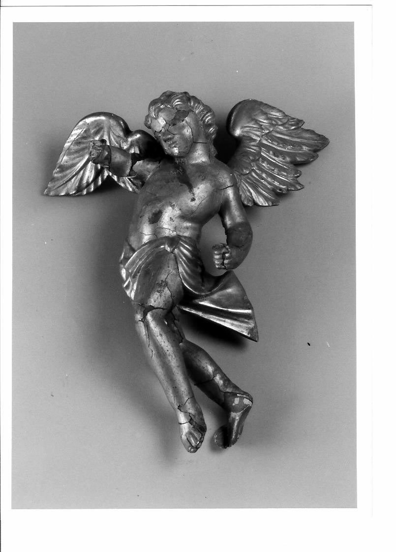 angelo (statuetta portacandelabro) - bottega marchigiana (sec. XVIII)