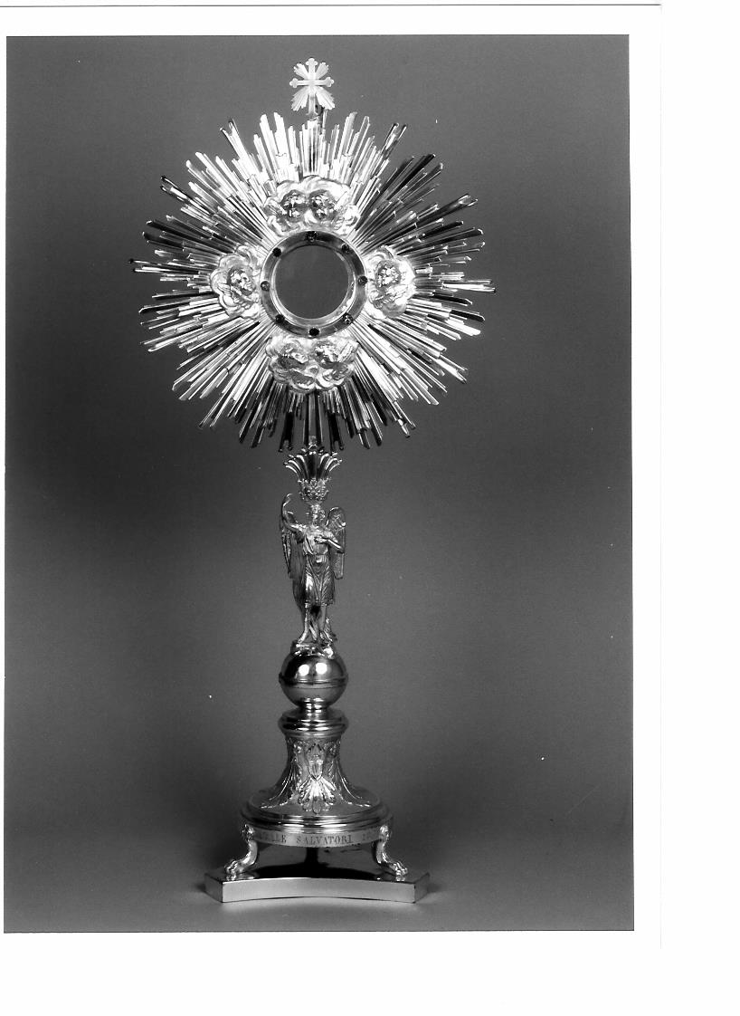 ostensorio - a raggiera - bottega italiana (sec. XIX)