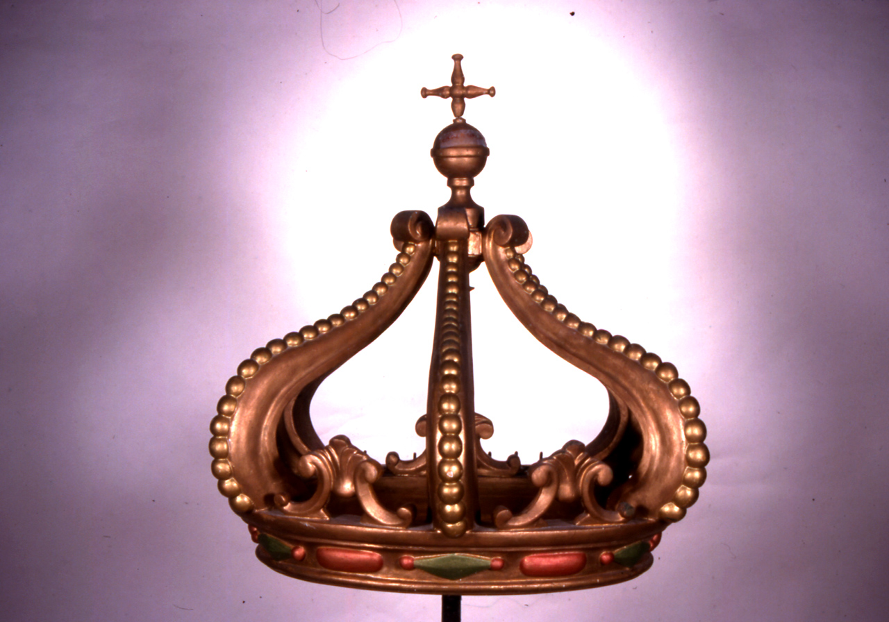 corona da statua - bottega marchigiana (prima metà sec. XX)