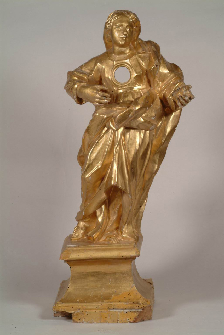 reliquiario - a statua - bottega marchigiana (sec. XVII)