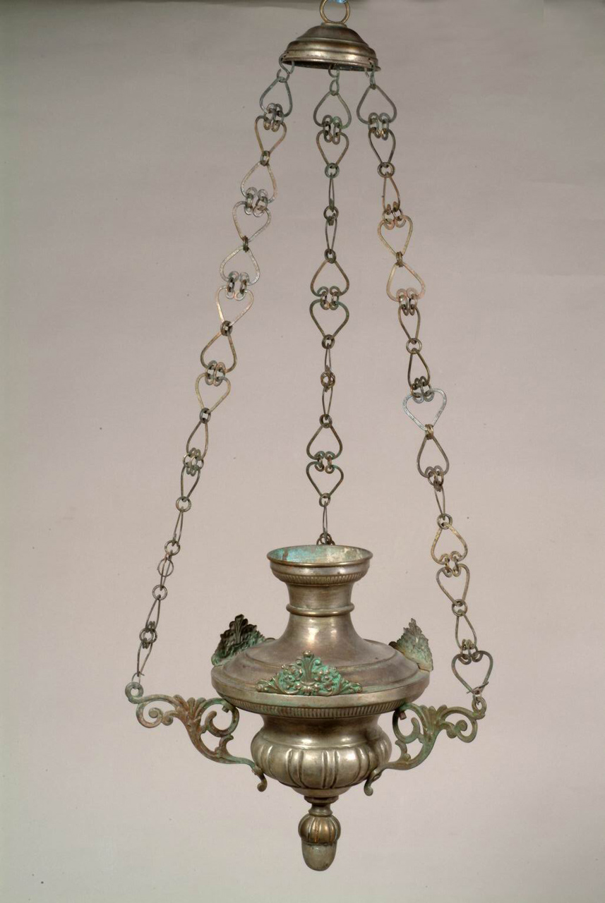 lampada del SS. Sacramento - bottega marchigiana (fine/inizio secc. XIX/ XX)