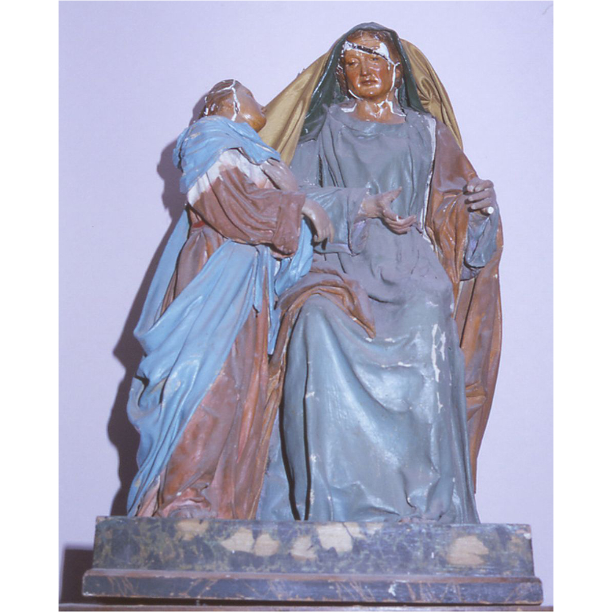 Maria Vergine bambina e Sant'Anna (gruppo scultoreo) - ambito marchigiano (sec. XVIII)