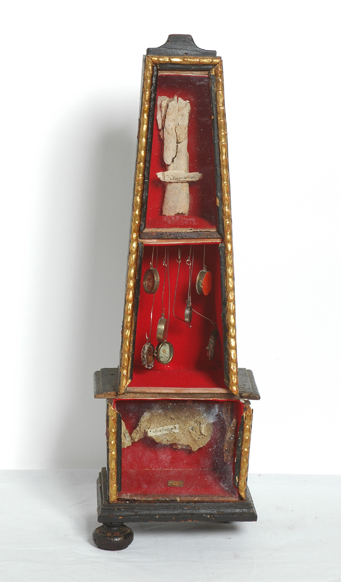 reliquiario architettonico - bottega marchigiana (sec. XIX)