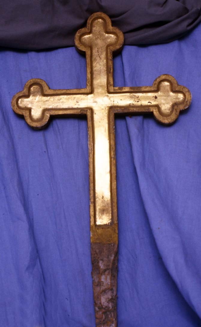 croce d'altare, serie - bottega marchigiana (sec. XIX)