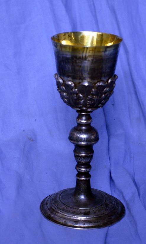 calice - bottega romana (prima metà sec. XVIII)